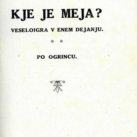 Kje je meja: knjižne izdaje