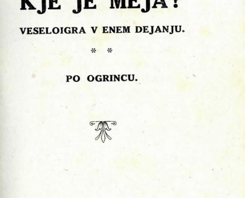 Kje je meja: knjižne izdaje