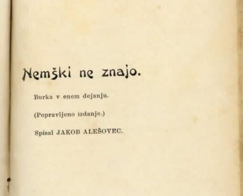 Besedilo je leta 1904 priredil Fran Govekar, urednik zbirke Talija.