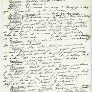 Manuscript of the early version of Cankar's last play Lepa Vida (Fair Vida).