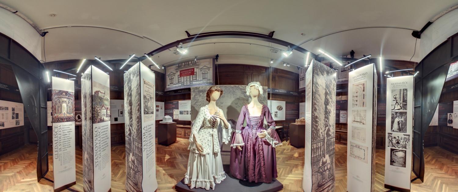 Stalna razstava HOJA ZA GLEDalIŠČEM. Od jezuitov do Cankarja. Foto: Dragan Babič, arhiv SLOGI