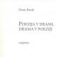 V Slovenskem gledališkem muzeju bomo predstavili knjigo prof. dr. Denisa Poniža, Poezija v drami, drama v poeziji.