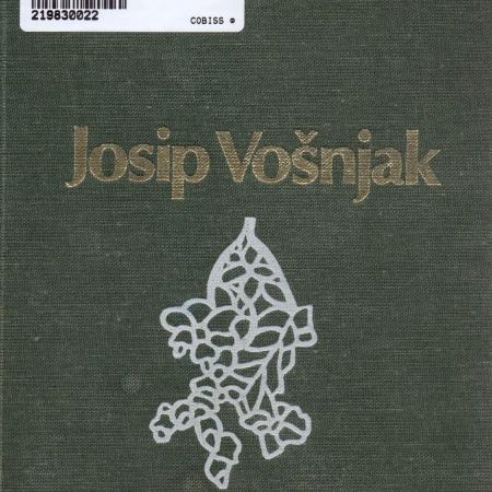 Josip Vošnjak: Spomini