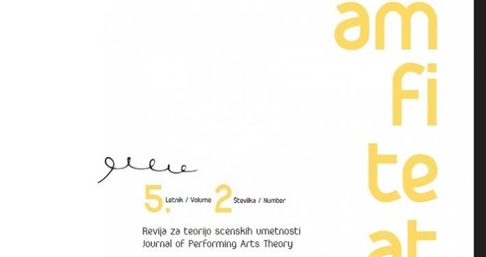 Amfiteater, predstavitev nove številke Revije za teorijo scenskih umetnosti