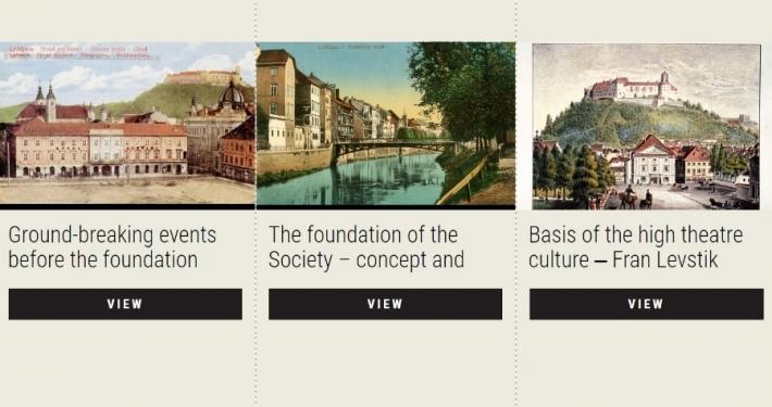 Virtual exhibition upon the 150th anniversary of the foundation of the Drama Society in Ljubljana