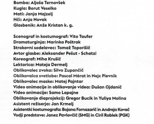 Butnskala, gledališki list (zasedba)
