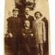 Izidor Cankar, actor Anton Verovšek and Ivan Cankar paying visit to the writer Fran Saleški Finžgar (sitting in the photo) in Sora near Medvode on 11 July, 1911.