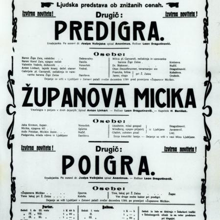Letak Županovova Micika iz leta 1906