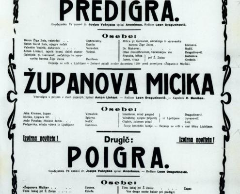 Letak Županovova Micika iz leta 1906