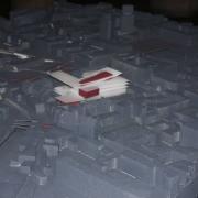 An exhibition of student designs for "The new theatre for the 21st Century"