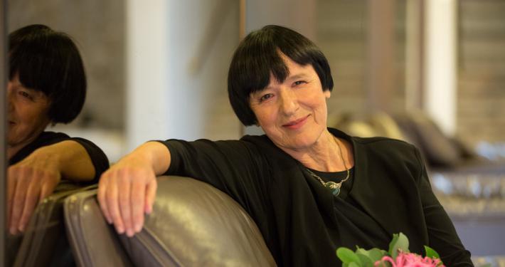 Marinka Štern, dobitnica Borštnikovega prstana 2019. Fotografija: Bostjan Lah. Vir: FBS.