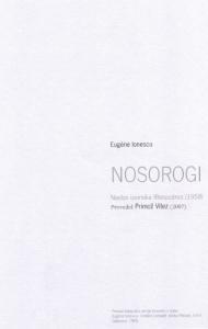 Prevod Primoža Viteza. Eugène Ionesco: Nosorogi.