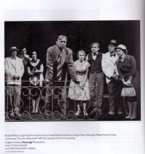 Eugène Ionesco: Nosorogi, režiser France Jamnik, SNG Drama Ljubljana, premiera 23. 6. 1961.