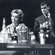 Duša Počkaj (Martha) and Danilo Benedičič (Nick) in Who's afraid of Virginia Woolf?, dir. Mile Korun, Drama SNT Ljubljana, 1964. Photo: Vlastja Simončič. Source: SLOGI Iconotheque – Theatre Museum.