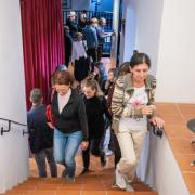 Mejniki gledališke igre, odprtje nove stalne razstave Slovenskega gledališkega inštituta – Gledališkega muzeja na gradu Turjak, 28. septembra 2023. Foto: David Verlič.