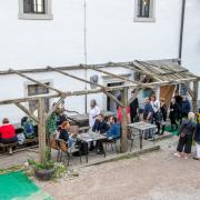 Mejniki gledališke igre, odprtje nove stalne razstave Slovenskega gledališkega inštituta – Gledališkega muzeja na gradu Turjak, 28. septembra 2023. Foto: David Verlič.