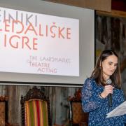 Mejniki gledališke igre, odprtje nove stalne razstave Slovenskega gledališkega inštituta – Gledališkega muzeja na gradu Turjak, 28. septembra 2023. Foto: David Verlič.