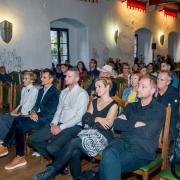 Mejniki gledališke igre, odprtje nove stalne razstave Slovenskega gledališkega inštituta – Gledališkega muzeja na gradu Turjak, 28. septembra 2023. Foto: David Verlič.