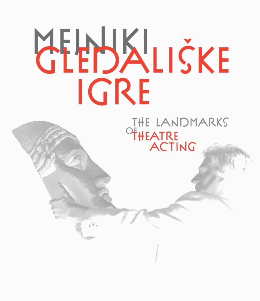 Mejniki gledališke igre. Oblikovanje in priprava za tisk Nina Šturm in Dana Kodermac (na osnovi grafičnega oblikovanja razstave Dolores Gerbec); fotografija Tone Stojko (Veno Taufer, Odisej in sin ali Svet in dom, r. Vito Taufer, Slovensko mladinsko gledališče, 1990, na fotografiji Uroš Maček).