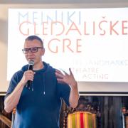 Mejniki gledališke igre, odprtje nove stalne razstave Slovenskega gledališkega inštituta – Gledališkega muzeja na gradu Turjak, 28. septembra 2023. Foto: David Verlič.
