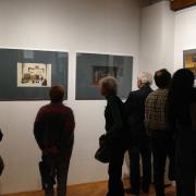 Odprtje razstave Iz naših zbirk: Milan Butina, scenograf, 9. novembra 2023, v Dvorani Slovenskega gledališkega inštituta.