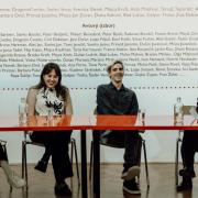 Dan nominirancev 2024 – nagrada za mladega dramatika, 2. aprila 2024 v Slovenskem gledališkem inštitutu. Foto: Maša Pirc/Prešernovo Gledališče Kranj.