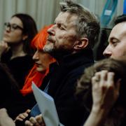 Dan nominirancev 2024 – nagrada za mladega dramatika, 2. aprila 2024 v Slovenskem gledališkem inštitutu. Foto: Maša Pirc/Prešernovo Gledališče Kranj.