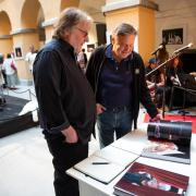 Gledališče Möderndorfer, ljubljanska postavitev razstave in odprtje razstave, 27. 6. 2024 v Zgodovinskem atriju ljubljanske Mestne hiše. Foto: Kaja Brezočnik, arhiv MOL.