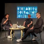 Pogovor o gledališki fotografiji na 59. Festivalu Borštnikovo srečanje. Petek, 7. junija 2024, Mali oder SNG Maribor. Foto: Boštjan Lah.