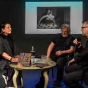 Pogovor o gledališki fotografiji na 59. Festivalu Borštnikovo srečanje. Petek, 7. junija 2024, Mali oder SNG Maribor. Foto: Boštjan Lah.