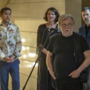 Tone Stojko, Gledališka fotografija/Theatre Photography, potujoča razstava, gostovanje na 59. Festivalu Borštnikovo srečanje. Odprtje razstave, petek, 7. junija 2024, Medetaža SNG Maribor. Foto: Boštjan Lah.