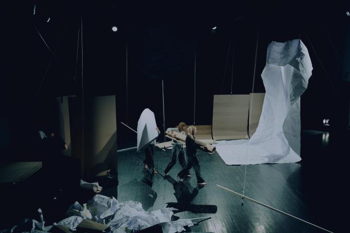 Andreja Rauch Podrzavnik, Origami, Old Power Station. Photo: Tomo Brejc.