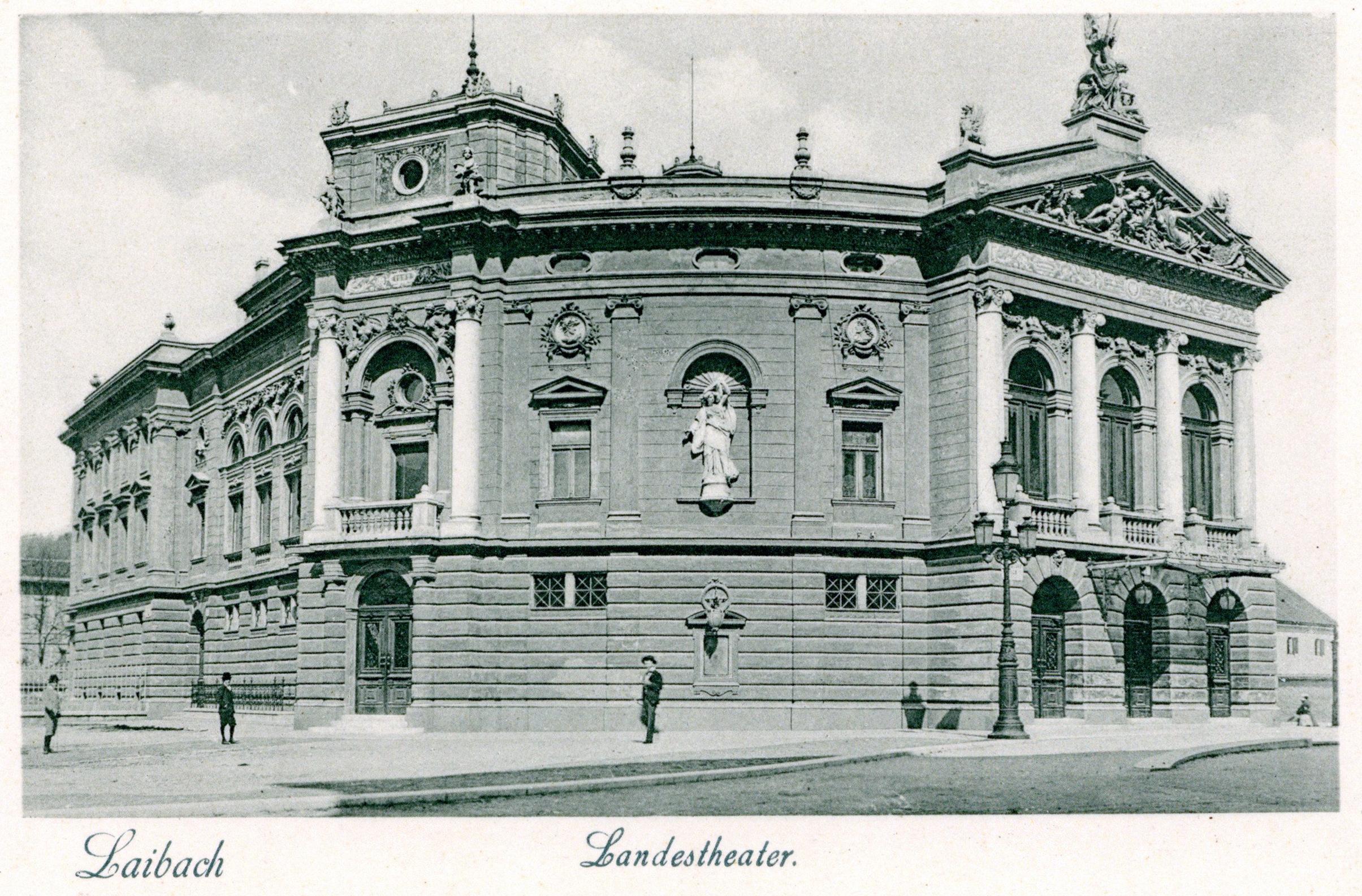 Deželno gledališče, današnja SNG Opera in balet Ljubljana, vir: Sandra Jenko.