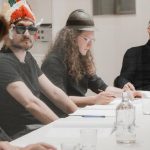 Utrinki z Dneva nominirank in nominirancev za nagrado Zofke Kveder (za mlado dramatičarko oz. mladega dramatika), na programu 56. Tedna slovenske drame. 9. 4. 2026, SLOGI. Foto: Maša Pirc / PGK.