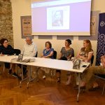 Nič več te ni, predstavitev biografije Mile Kačič, 9. junija 2026 v Slovenskem gledališkem inštitutu. Foto: SLOGI.