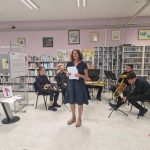 Odprtje razstave Cveta Mirnik: kostumografinja in njen svet v Občinski knjižnici Žalec, 17. junija 2026. Foto: Tanja Pilih / Medobčinska splošna knjižnica Žalec.