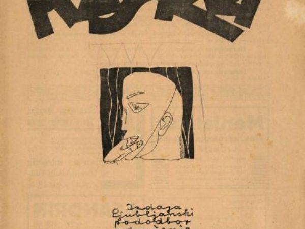 Maska, gledališka revija, leto 1, številka 1, 1920/1921. Vir: knjižnica SLOGI.